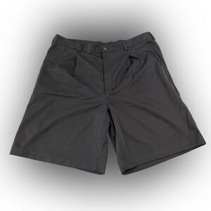 Nike Golf Dri-FIT Shorts Mens 40 Black Pleated Performance Casual
